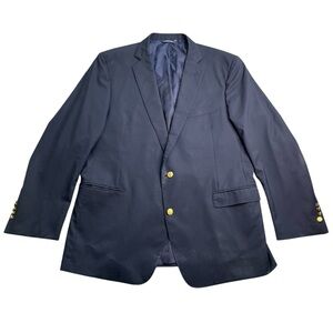 Brooks Brothers Brooksgate Regent Wool Blazer Men 46L Vitale Barberis Union Made